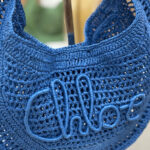 Chloe Summer Banana Hobo Bag In Raffia